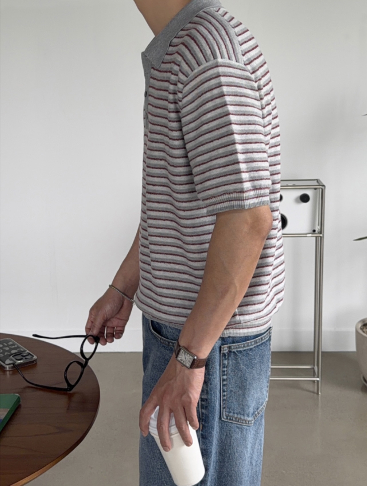 🇰🇷橫間4鈕扣領Polo | Four Button Polo