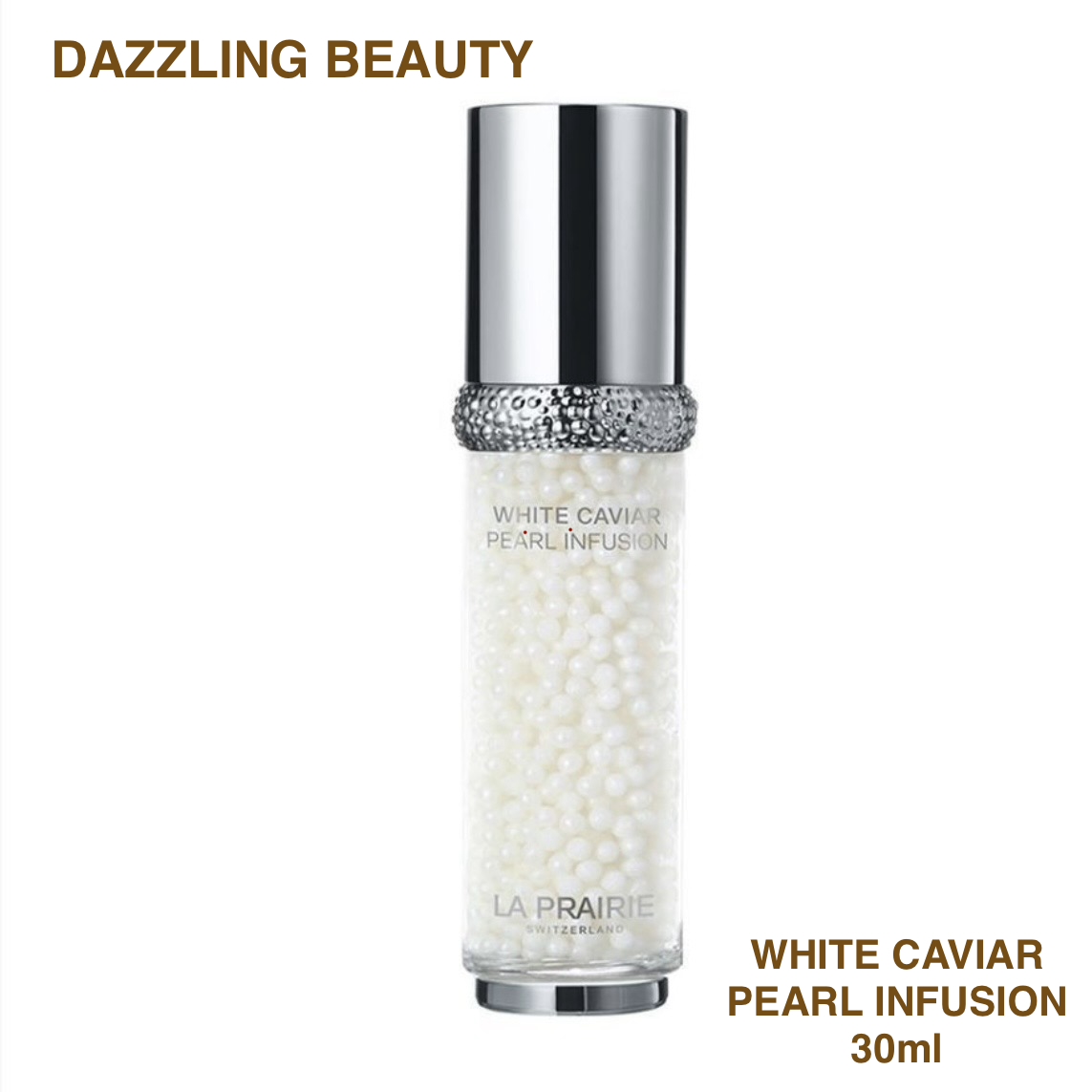 LA PRAIRIE WHITE CAVIAR PEARL INFUSION 新版 魚子珍珠瞬亮緊緻精華 亮採珍珠精華液 30ml 新版