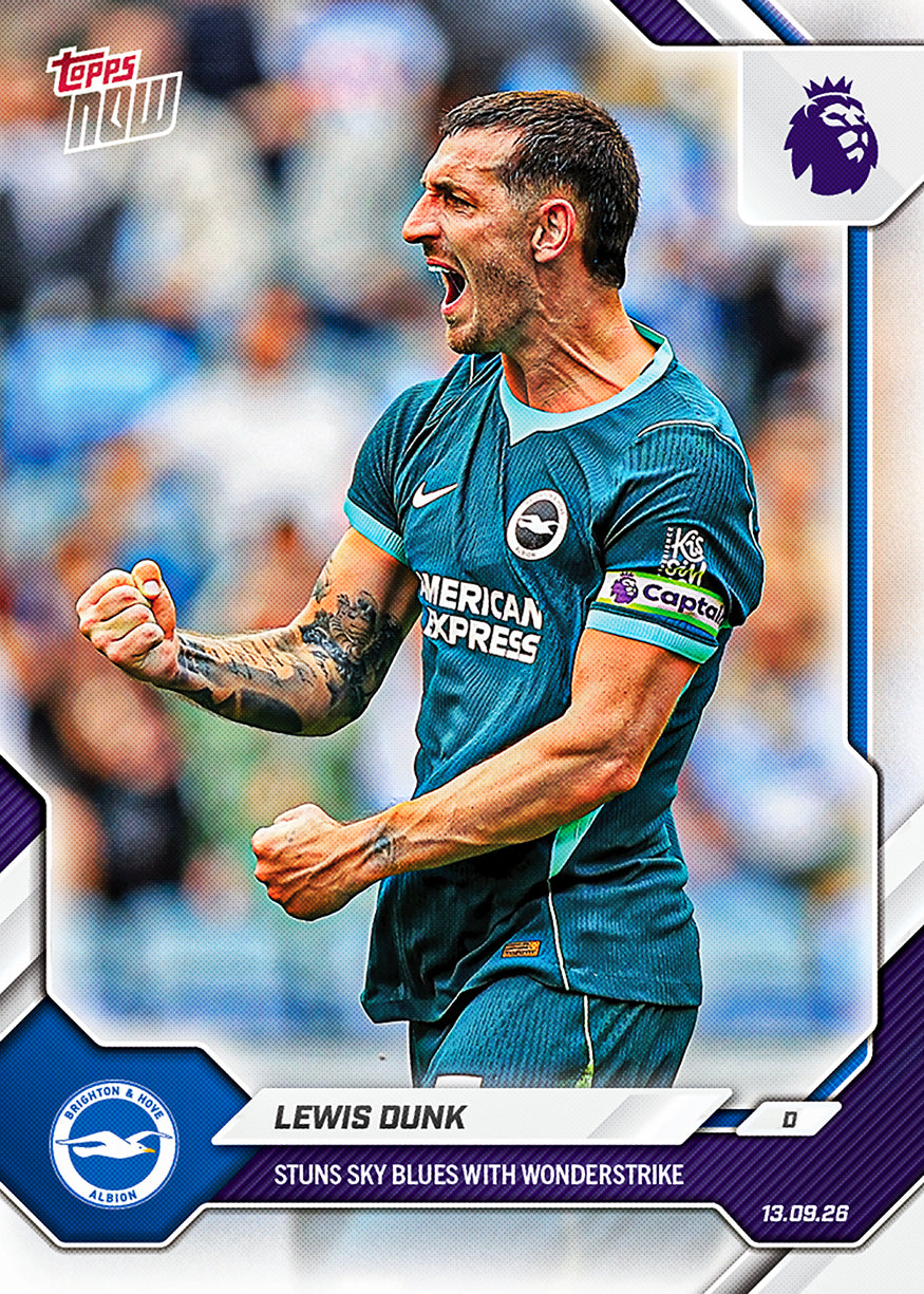 Lewis Dunk - 2026-27 Premier League Topps NOW® #28【團購】