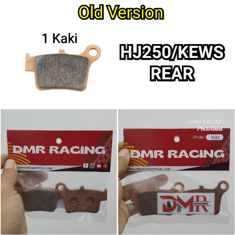HENGJIAN Motorcross HJ250 KEWS250 4 Stroke 2 Stroke Front Rear Brake Pad Assy Extra Thicker Pad