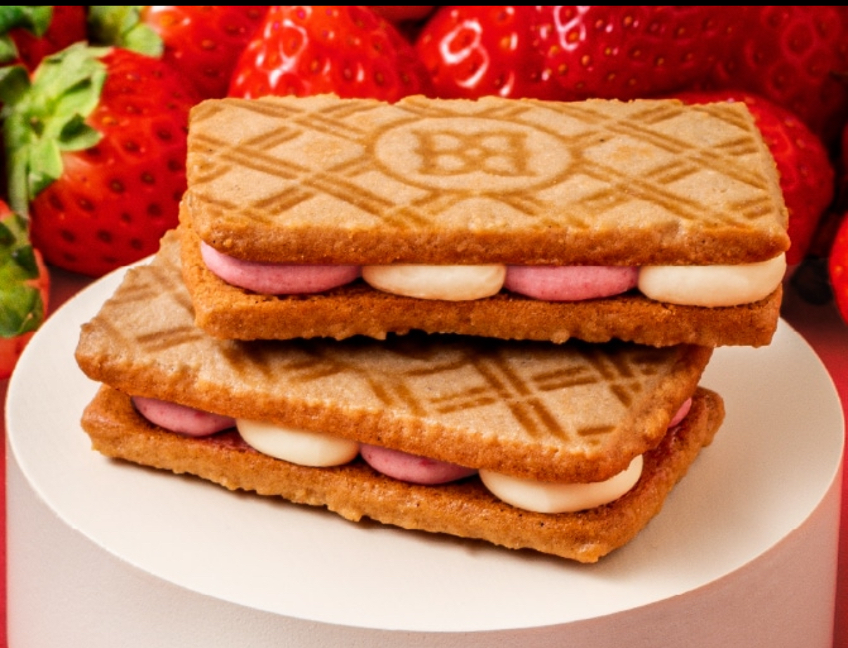 日本直送春季限定版  「日本BUTTER STATE's 草莓夾心餅乾」 