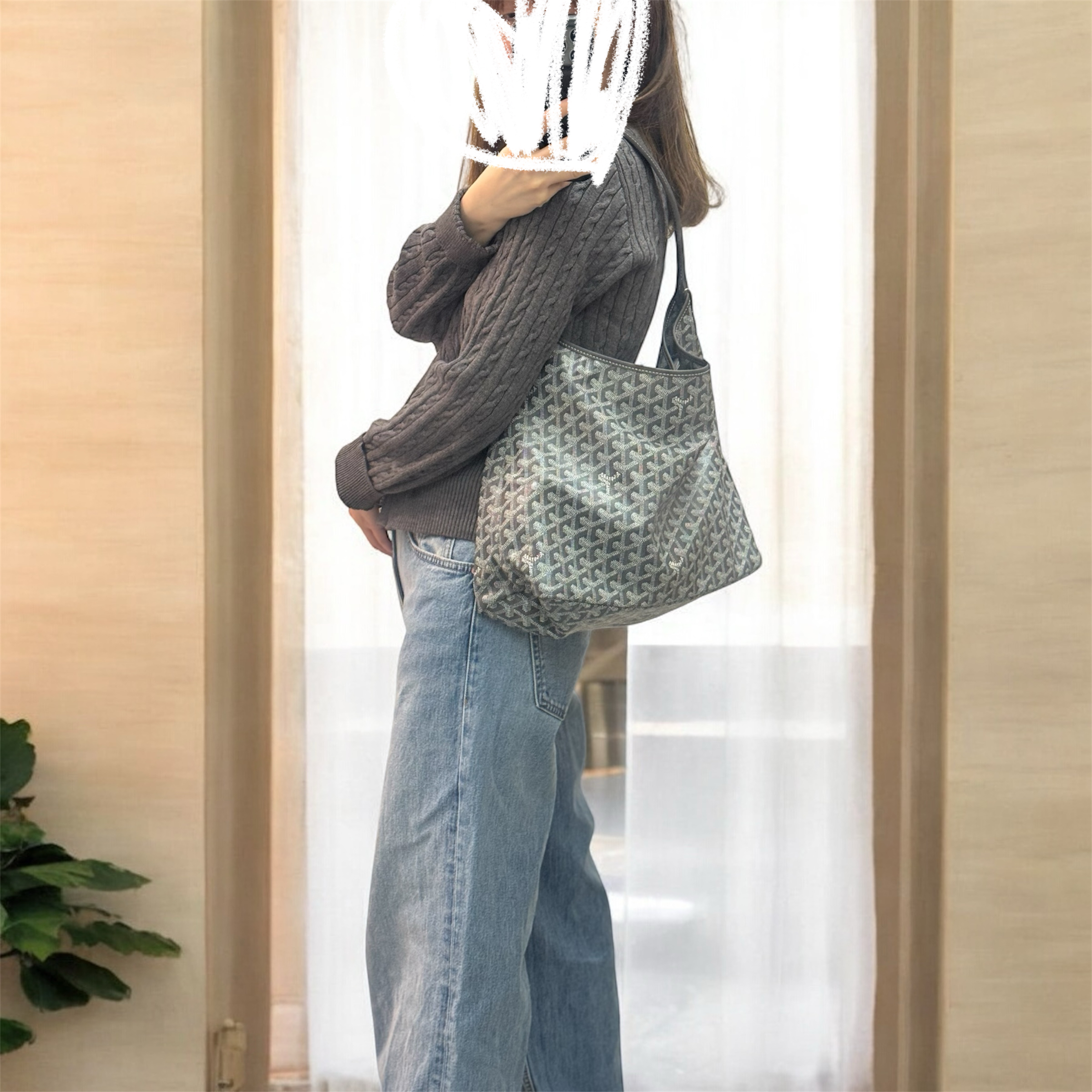 未使用品 Goyard Hobo Bag - 灰色 