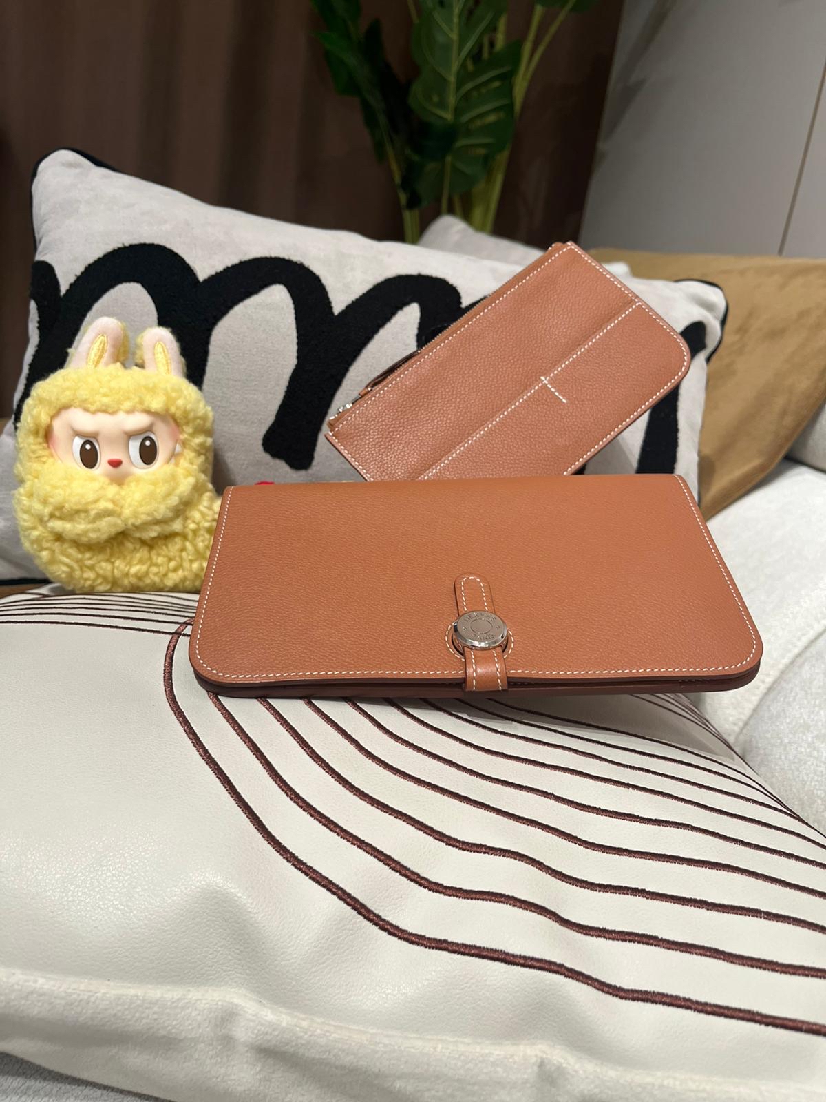 Hermes dogon duo WALLET ,STAMP U 100%Authentic ,unused 未使用品✅box 