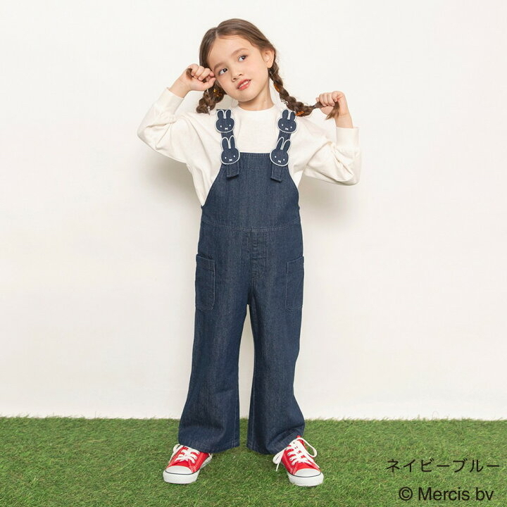 🇯🇵預訂 日本直送🇯🇵Branshes x Miffy系列人物刺繡貼花吊帶連身褲