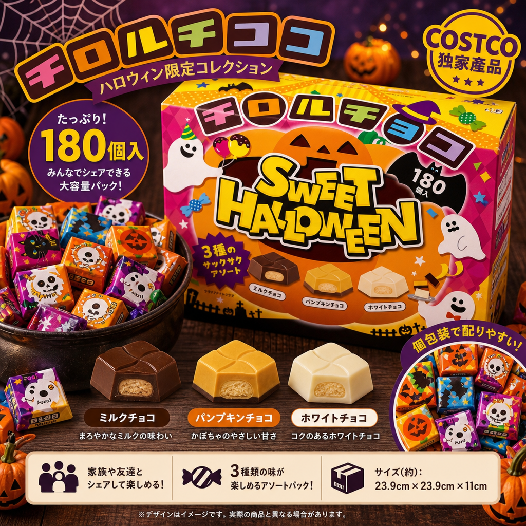 日本Costco 蒂羅爾巧克力萬聖節禮盒（180塊）