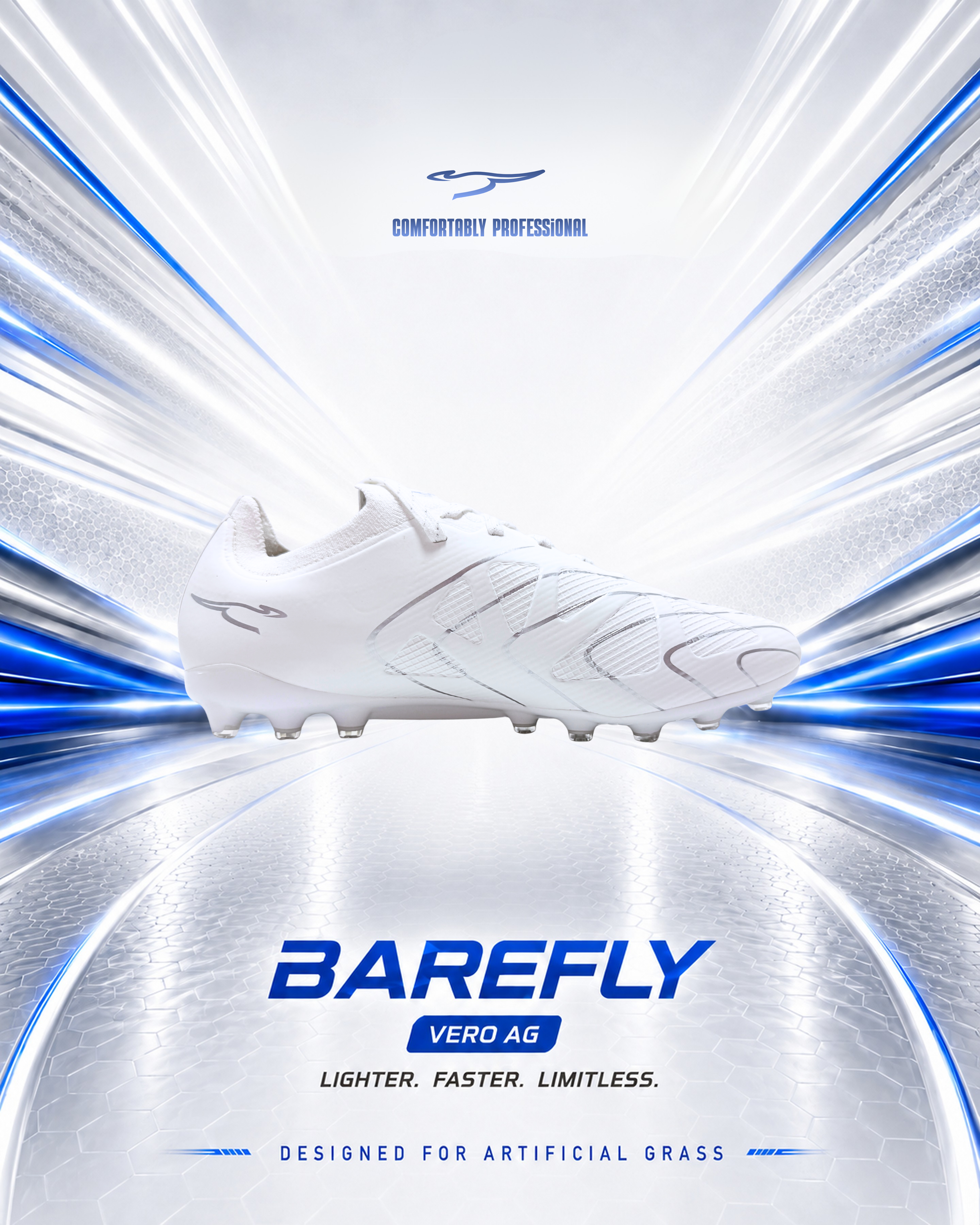 Caddy Barefly Vero AG - 襪套式 速度 × 控制型 AG 波boot足球鞋