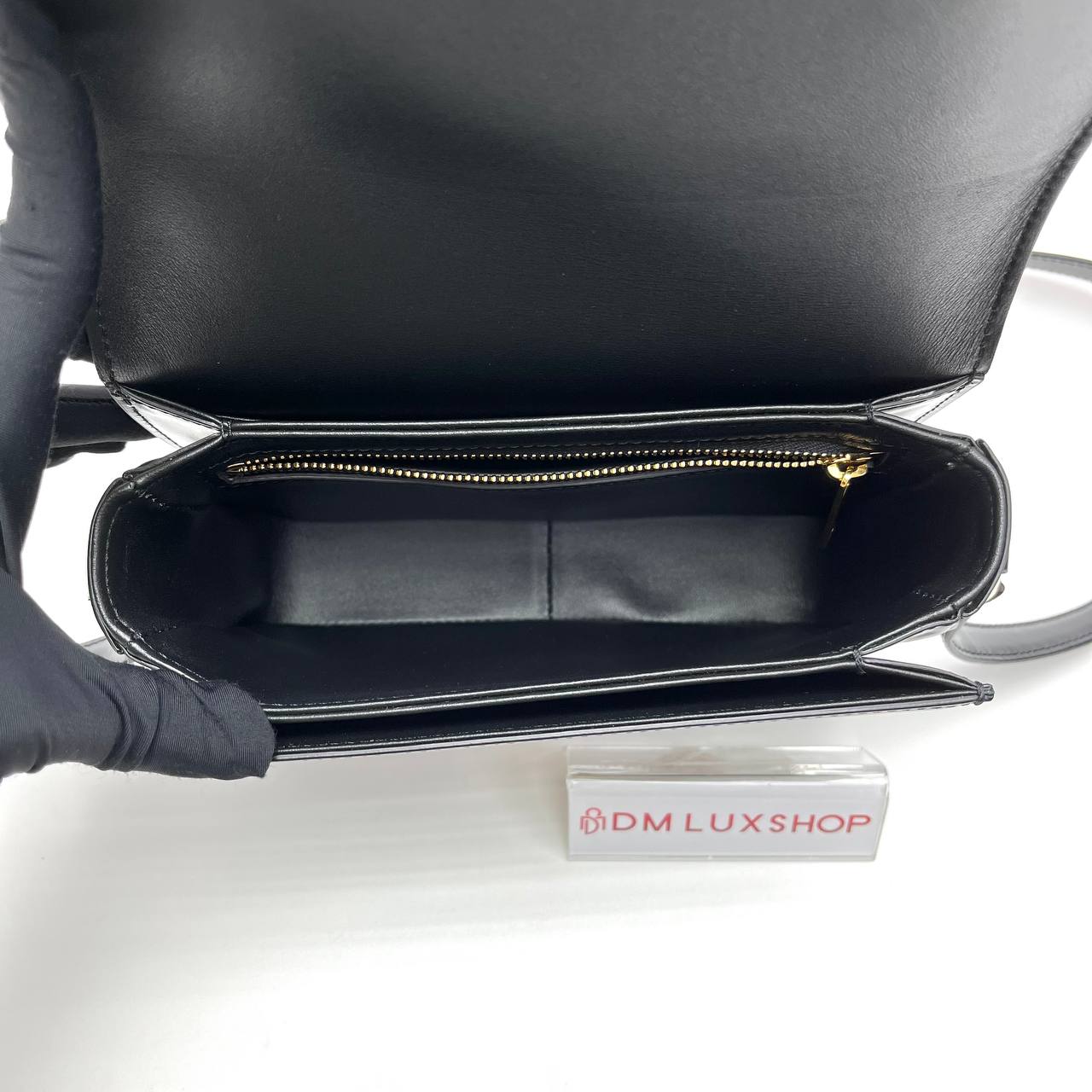 Celine Black Teen Triomphe Calfskin GHW