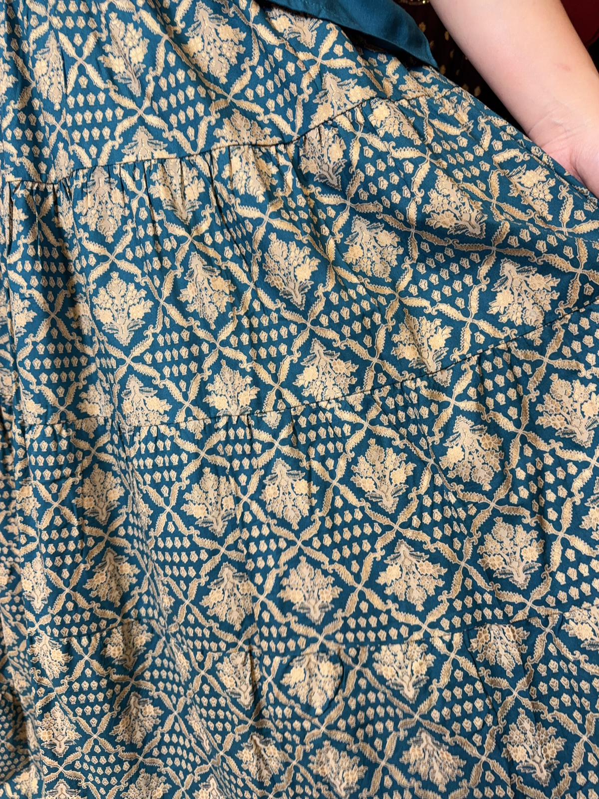 Peacock Green half rubberband Skiet 38" #1499