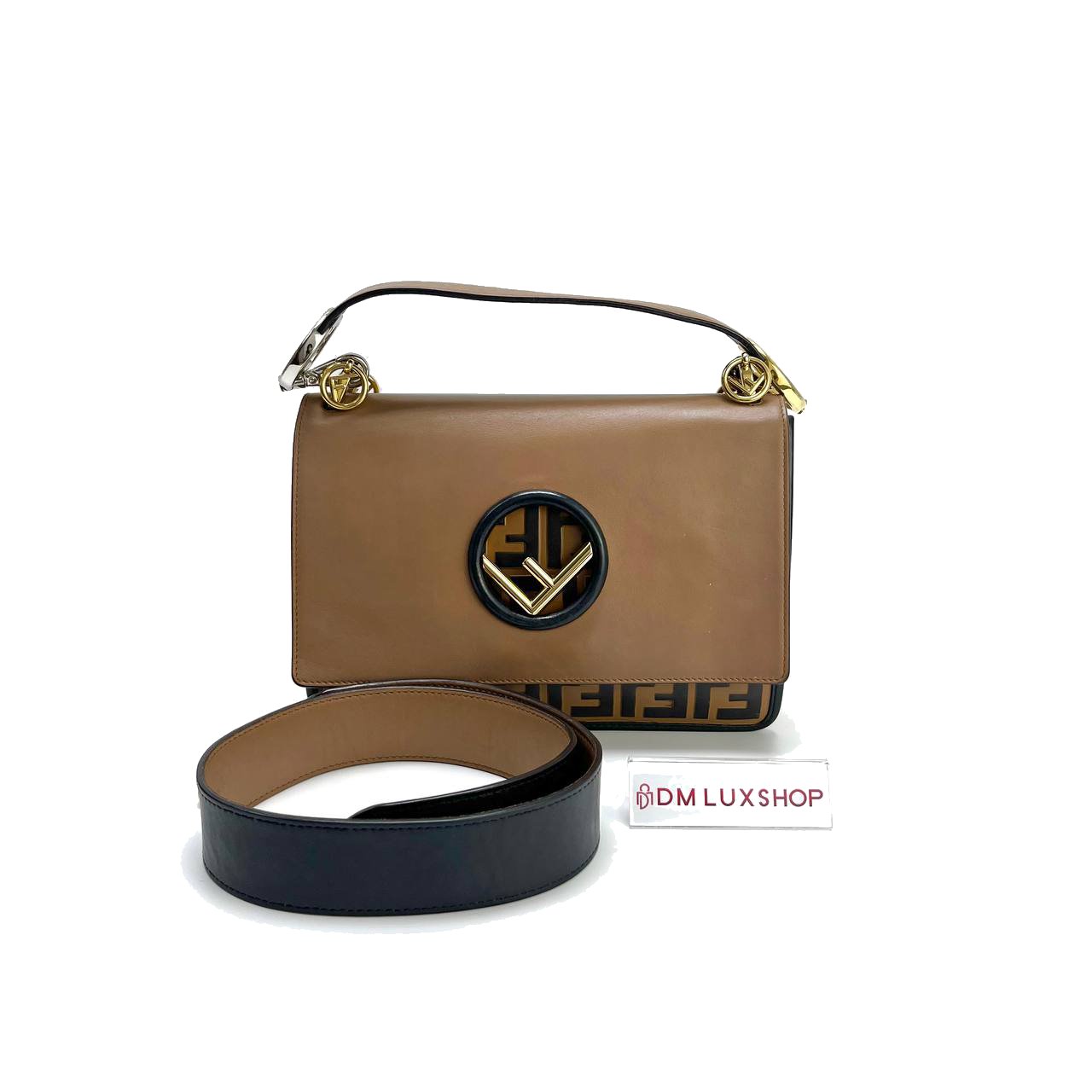 Fendi Kan I F Shoulder Bag GHW