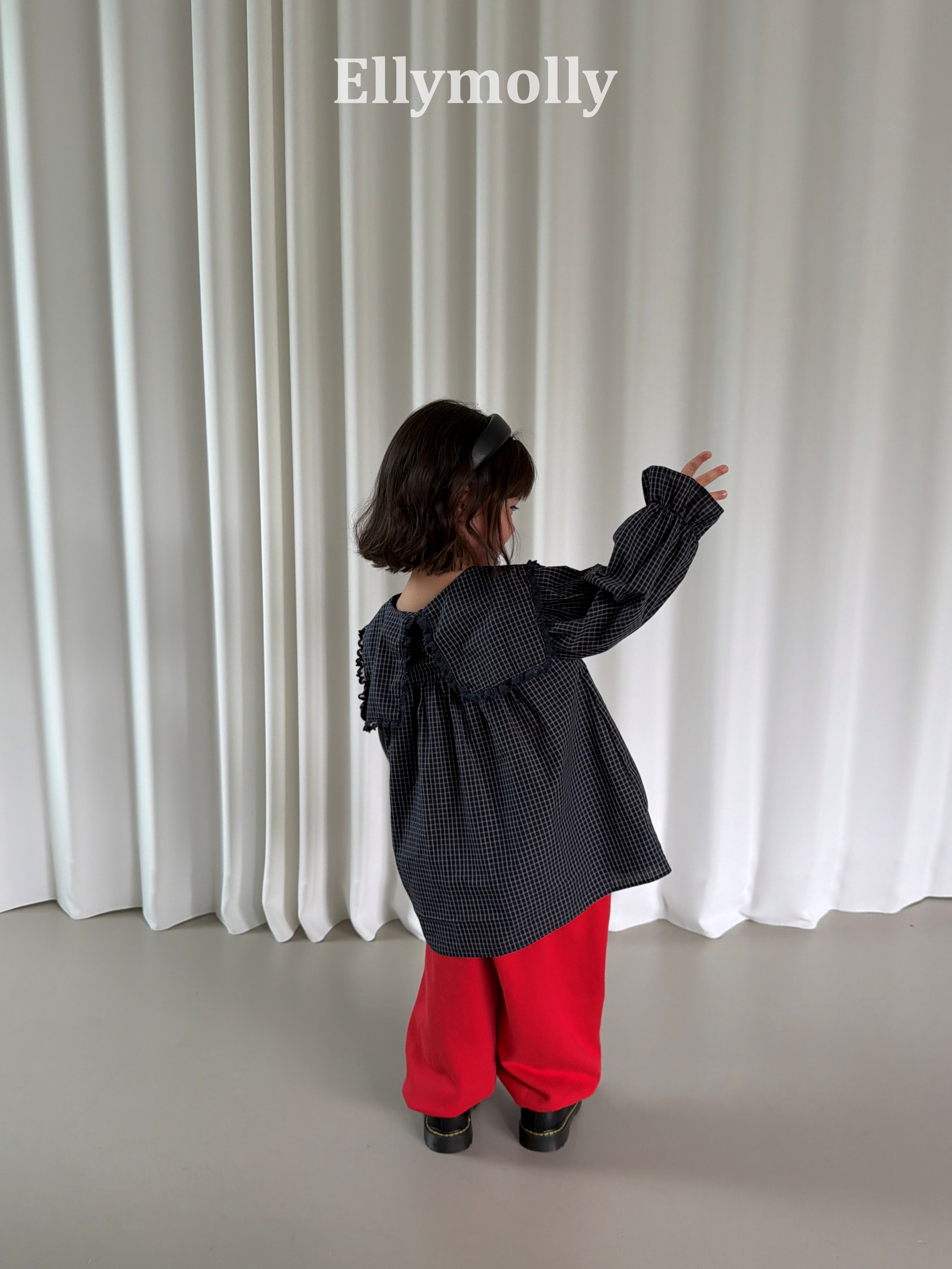 Ellymolly | Musk Check Blouse