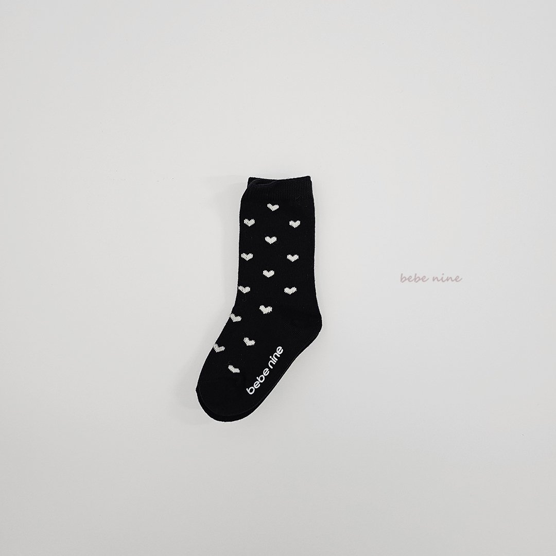 Bebenine Nine Heart Knee Socks Set