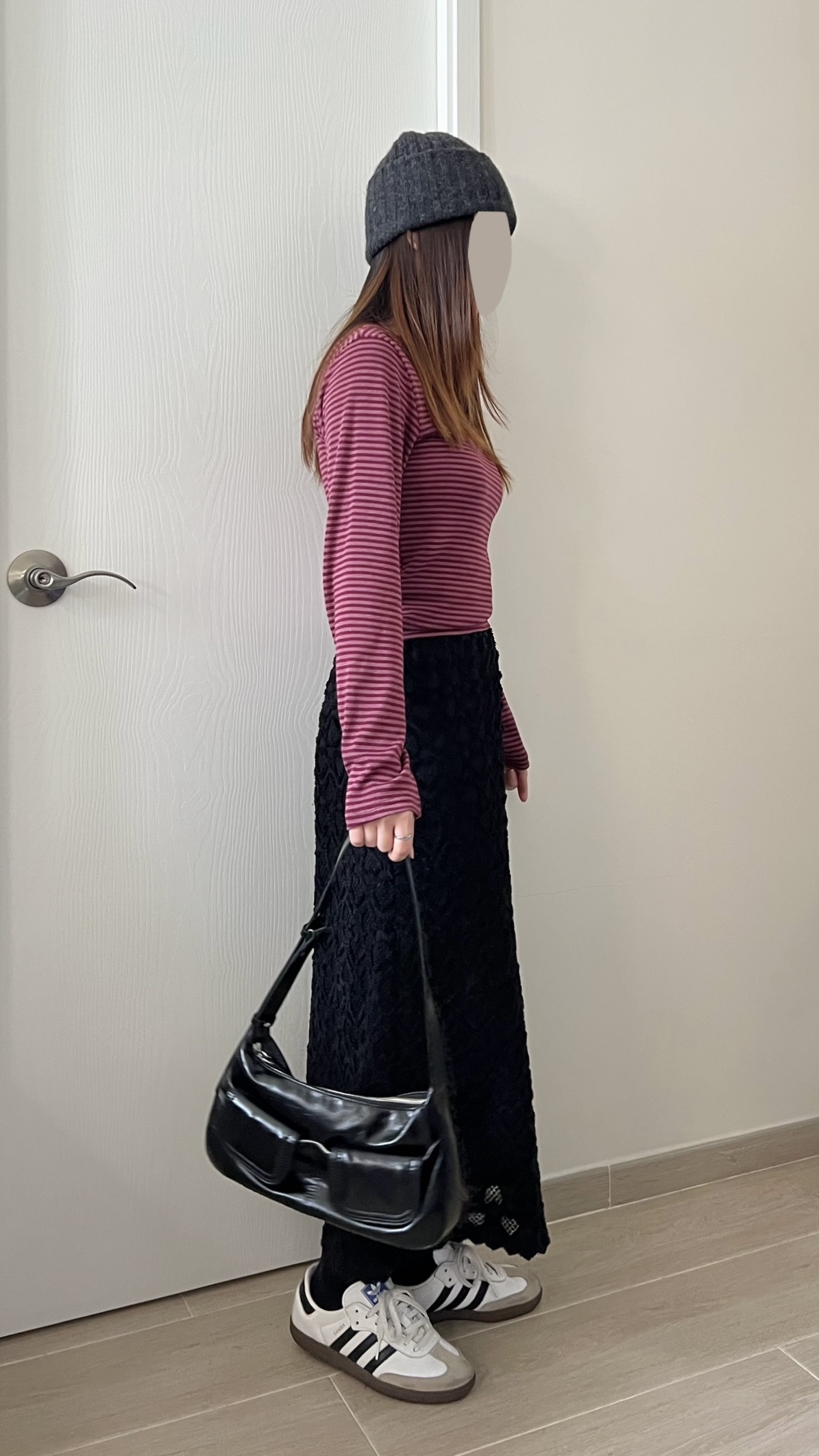 甜甜價 莓果親膚間條衫 現貨