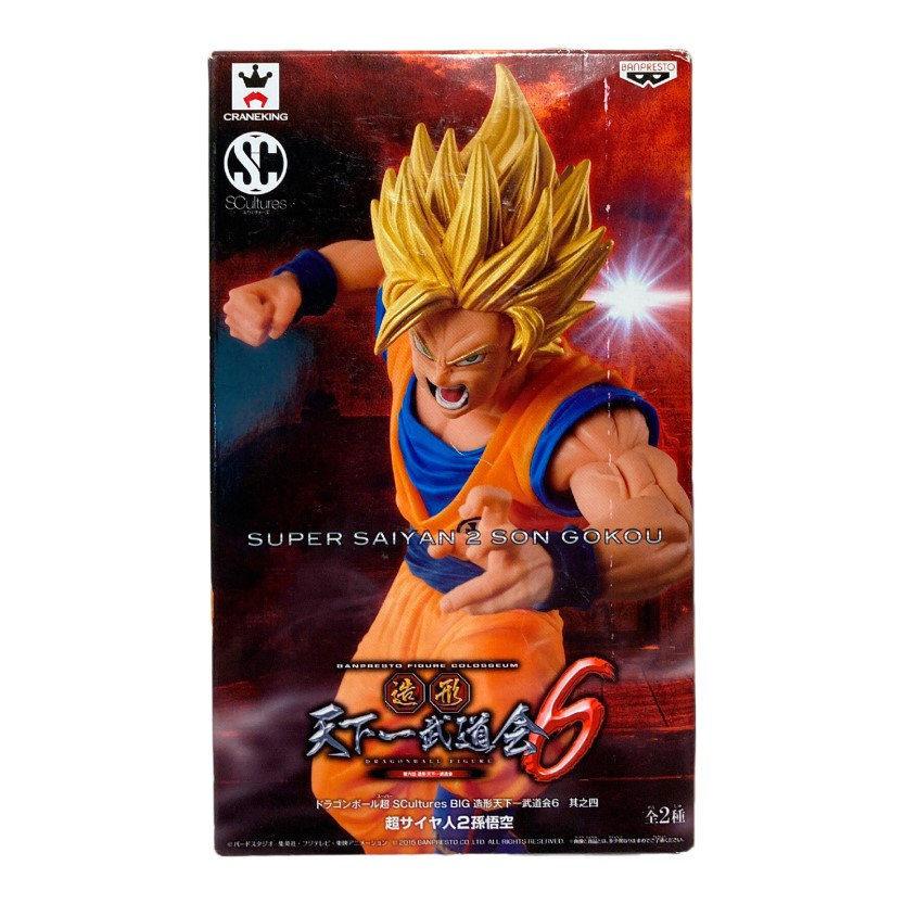Banpresto, SCultures Big Budoukai 6 Vol. 4 Figure: Dragon Ball Super, Super Saiyan 2 Son Gokou 龍珠超 造形天下一武道會六 其之四 超級撒亞人2 孫悟空