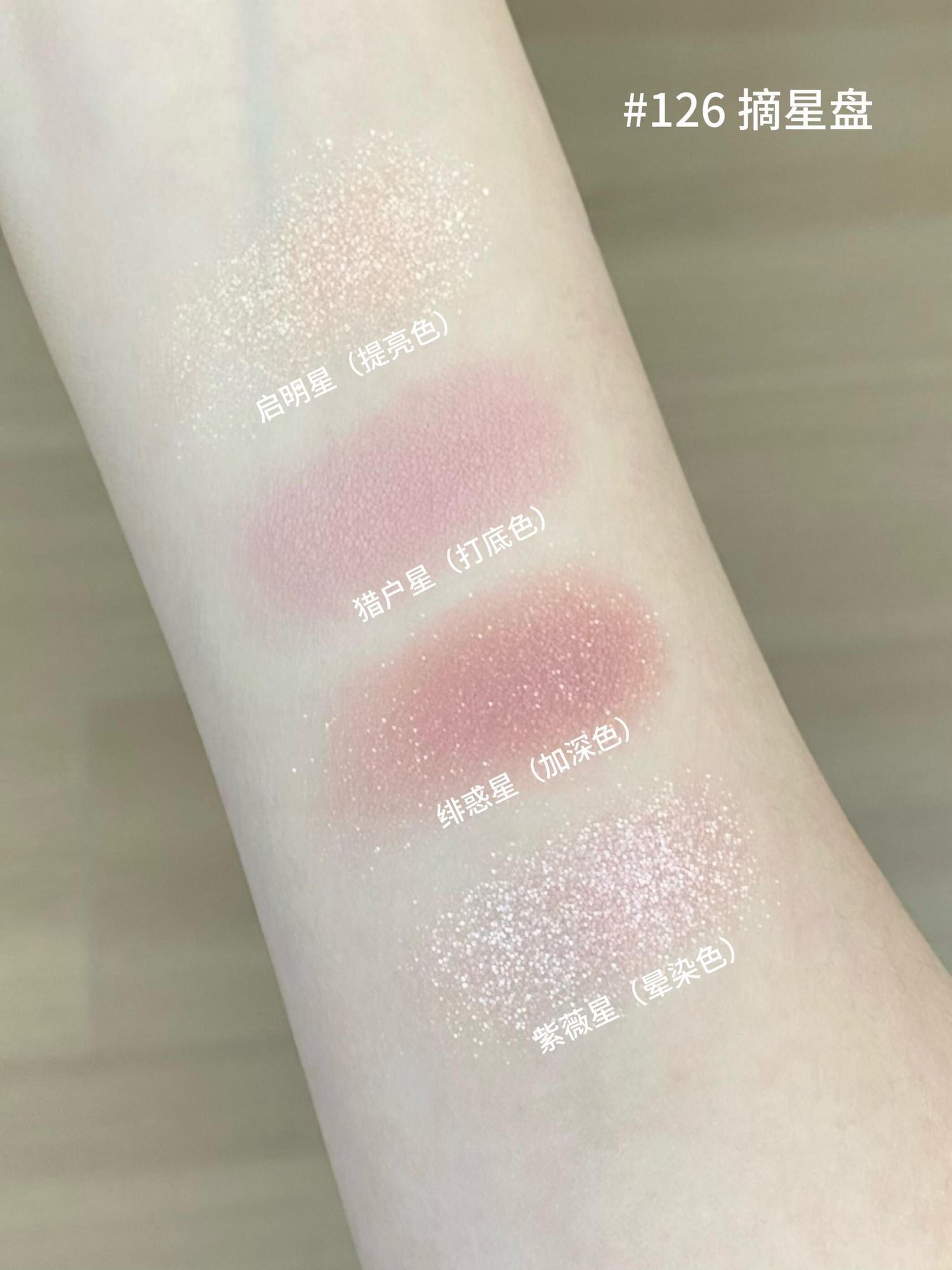 Ysl粉星辰漸變眼影盤 4g。$155盒