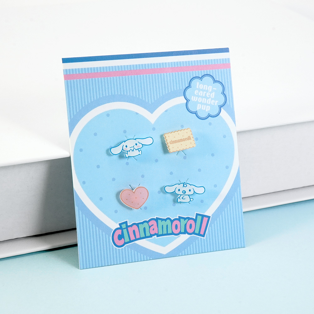 📦訂購 台灣限定 三麗鷗SanrioＸSTORY 故事銀飾 Cinnamoroll 系列 玉桂狗造型耳環