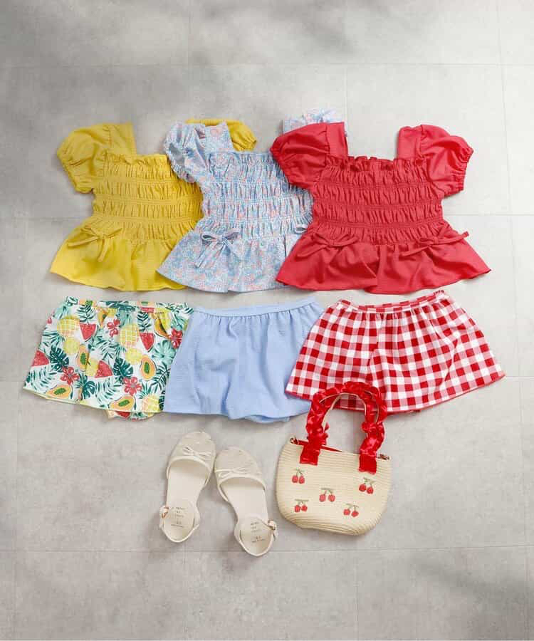 🇯🇵預訂 日本直送🇯🇵Apres les cours三色緞帶褶皺泡泡袖分體泳衣