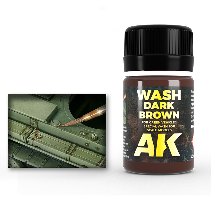 SKU: AK045 DARK BROWN WASH FOR GREEN VEHICLES