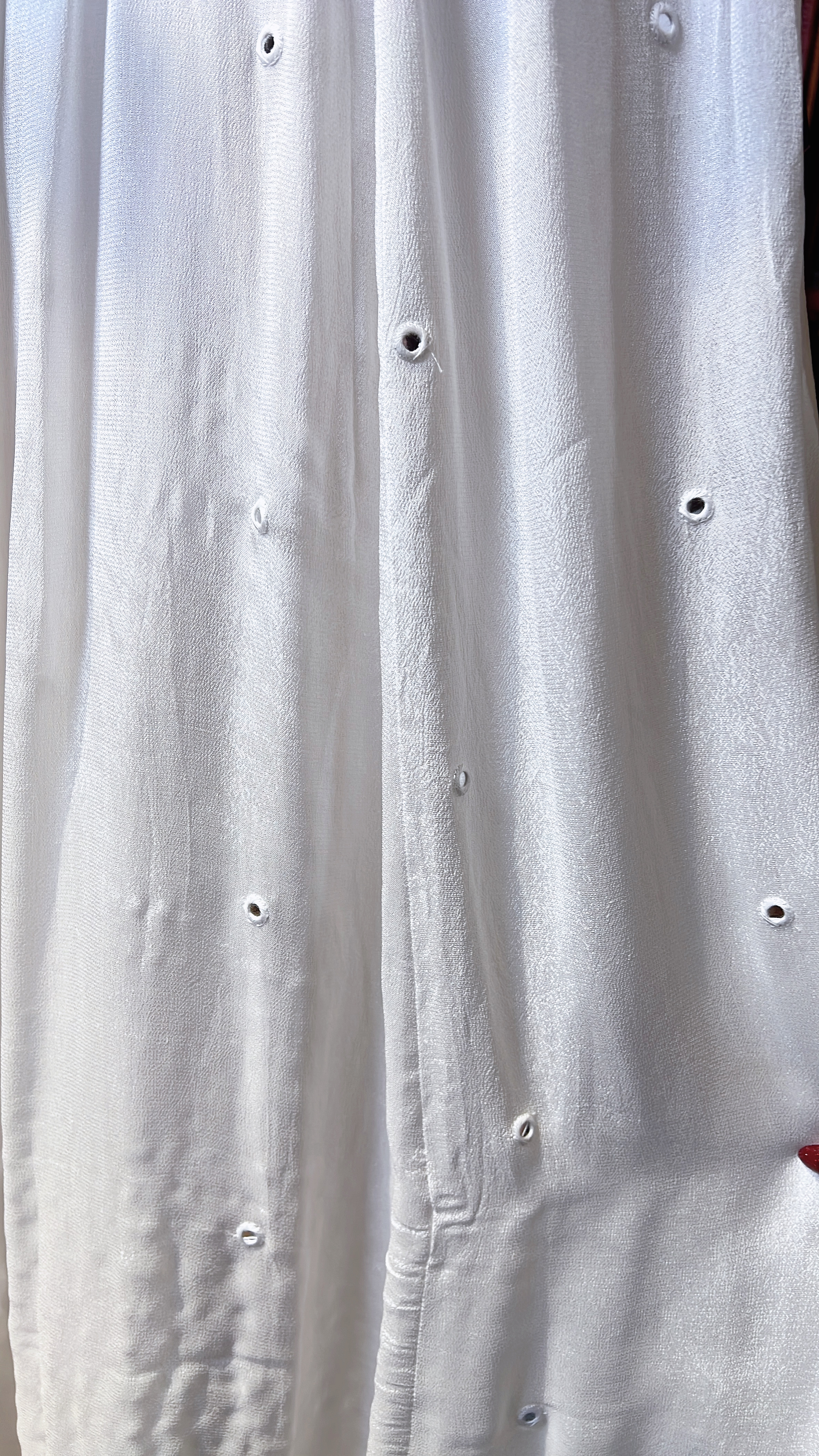 Pure White Chiffon Emb. OP 50" #396