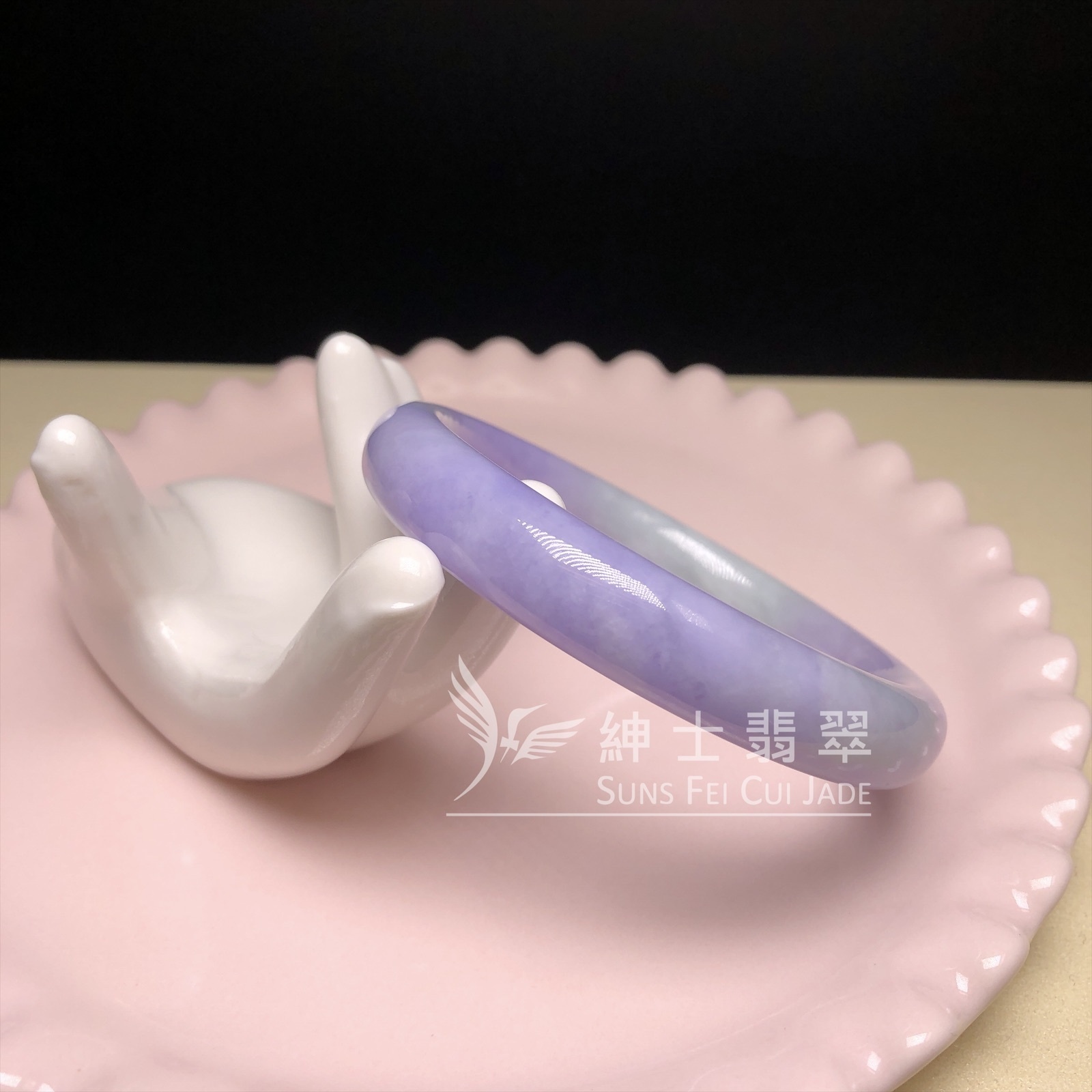 紫羅蘭春彩福鐲55.5mm YM00243