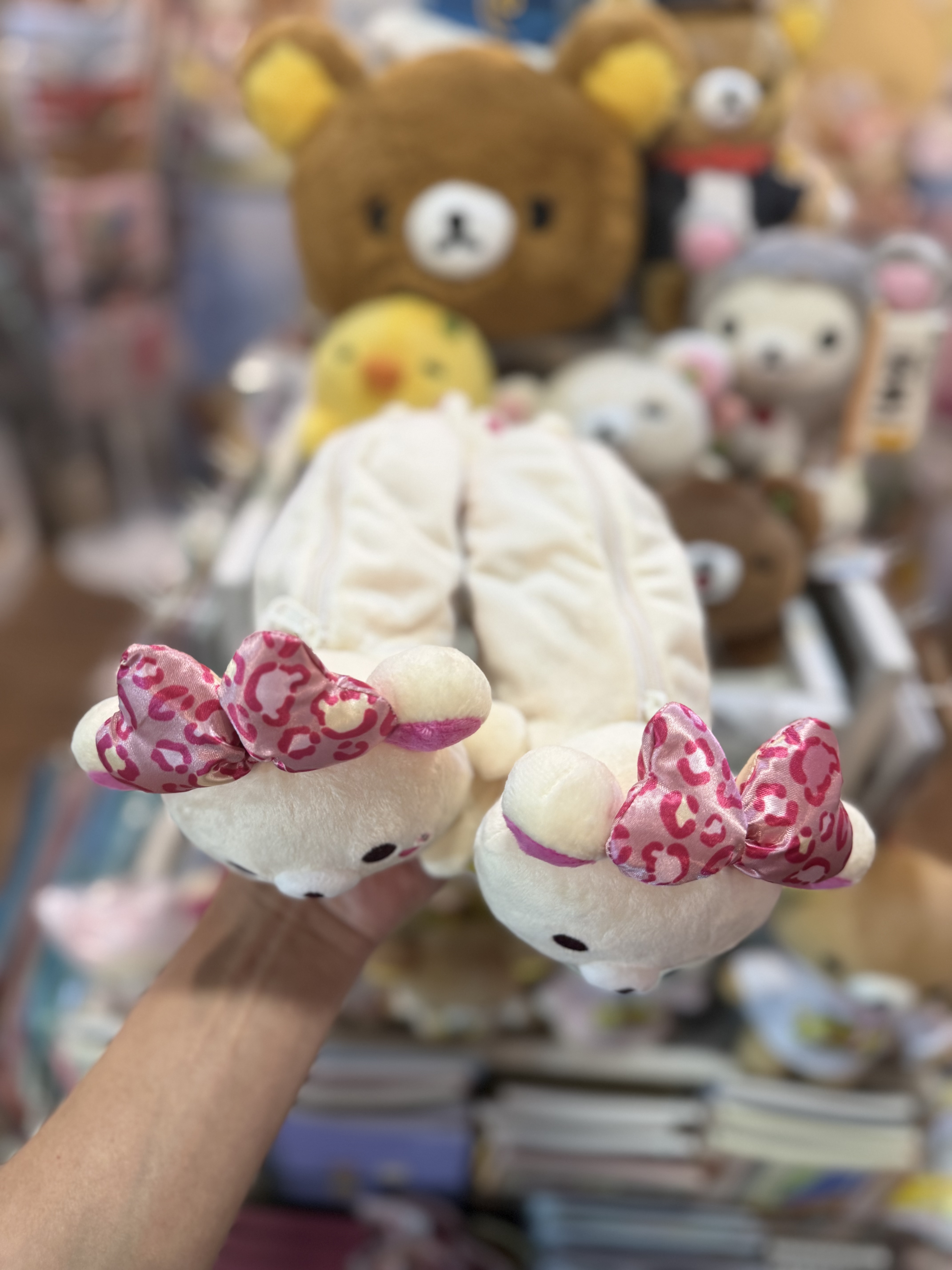 《現貨》全新滿滿小白熊系列筆袋（蝴蝶結）