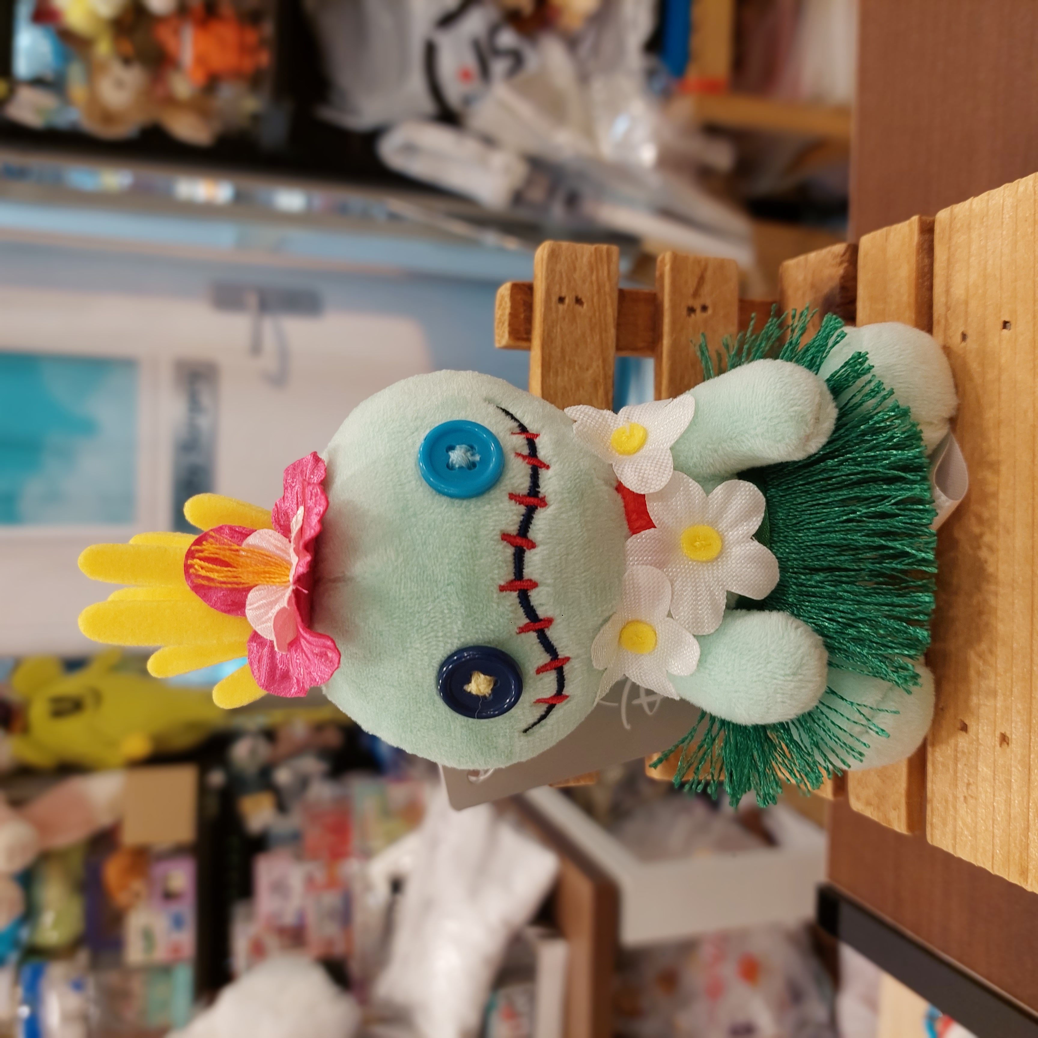 原裝日本 Disney Stitch & Scrump 史廸仔 小甘 小金 KC Key chain 兩款選