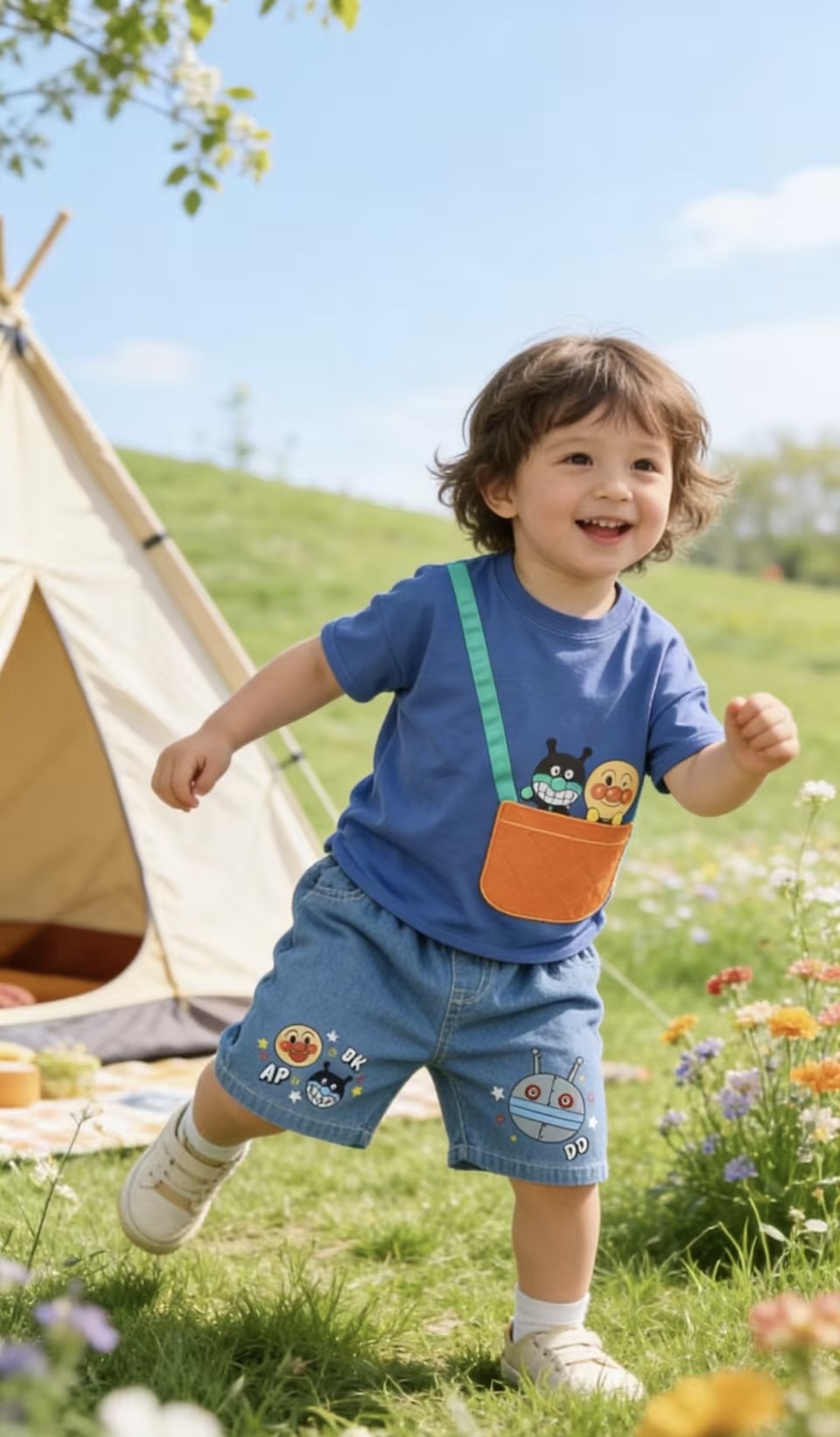 0676 面超半袖&短褲