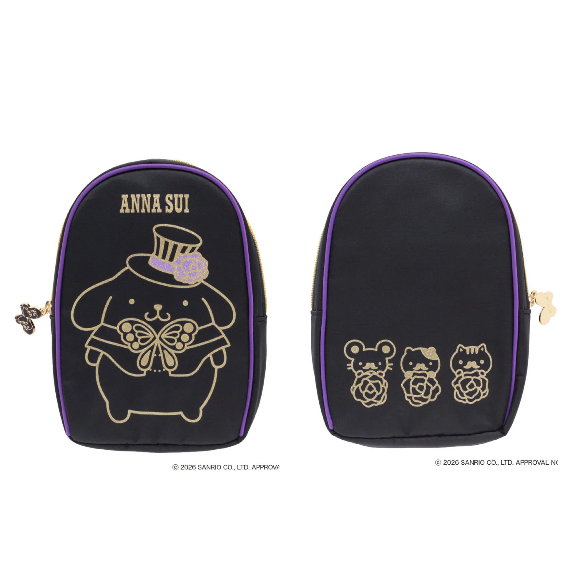 日本預訂📍日本Anna Sui x 布甸狗得意系列 - 拉鏈袋/Tote Bag