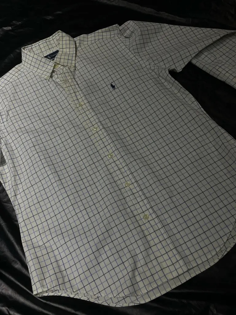 Black Vintage Polo shirt #0003