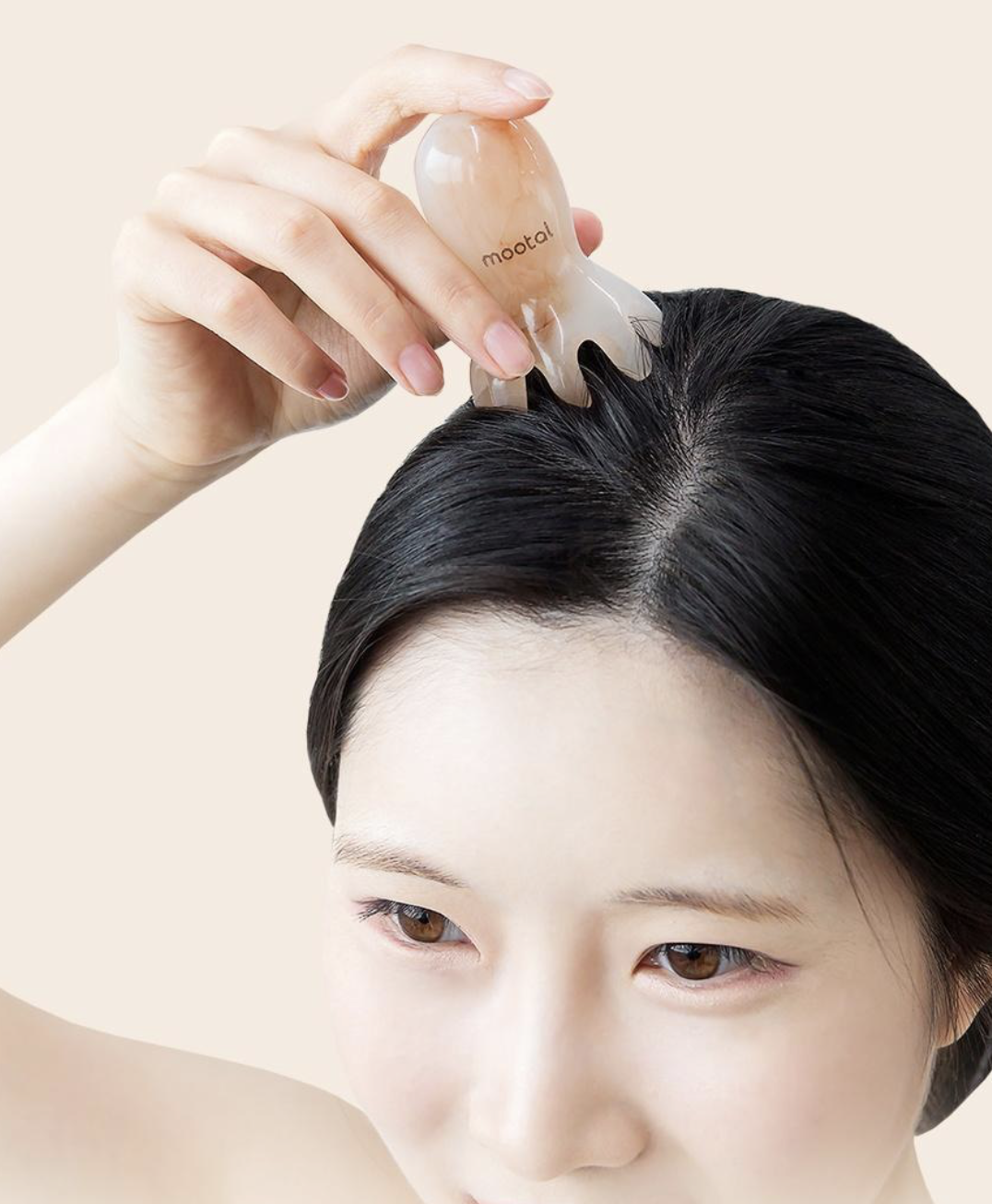 韓國 Mootal 章魚造型 兩用雙效 頭部按摩器｜Daily Scalp Guasha