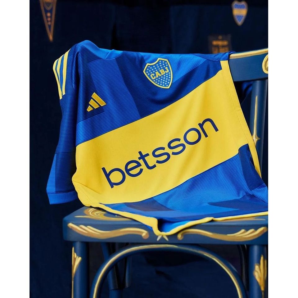 Adidas Boca Juniors 23/24 Home Jersey Soccer HT3691 Blue S