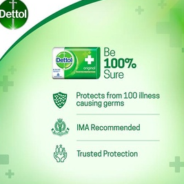 Dettol Bar Soap 100gx3+1 Original