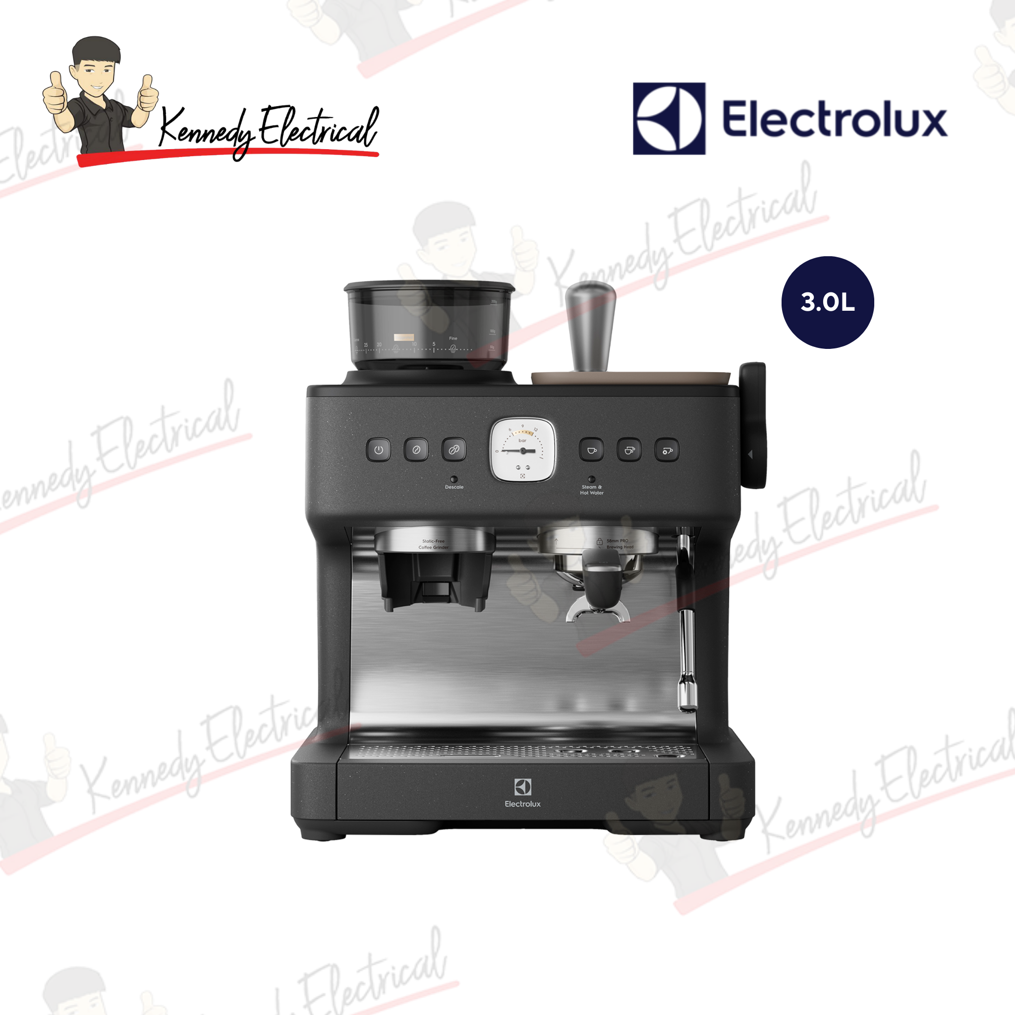 Electrolux Explore 7 Espresso Machine with Precise Heating (E7EC1-600P)