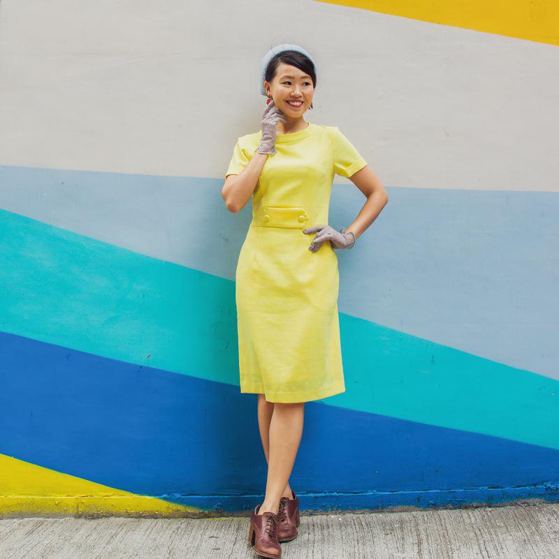 （SOLD OUT）1960s Worker Shift Dress(FM116)