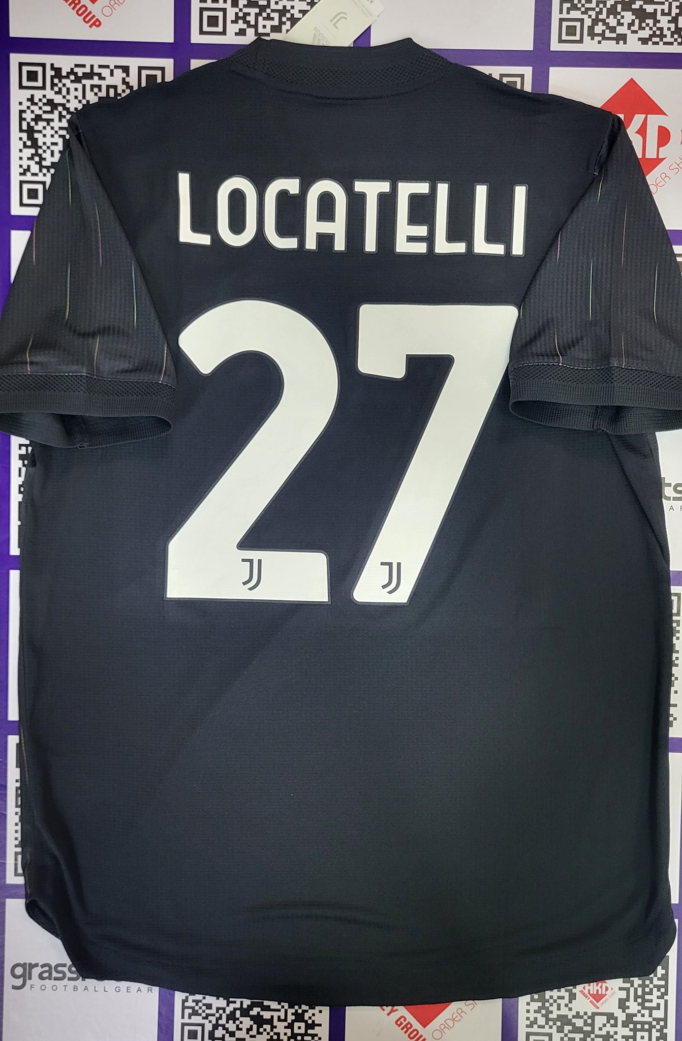 21/22 祖雲達斯 客 球員版 連原裝LOCATELLI印字