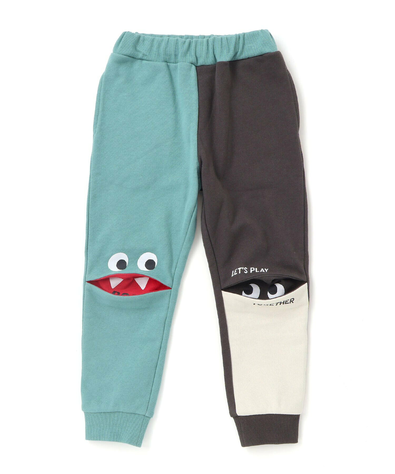 🆕【⭐訂購⭐】 🇯🇵日本直送 🌀撞色俏皮怪獸捉迷藏長褲［2款選］ 🌀[ELBA-0188][260304]