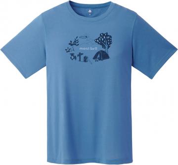 Montbell Women's Wickron Tee Base Camp 1114785