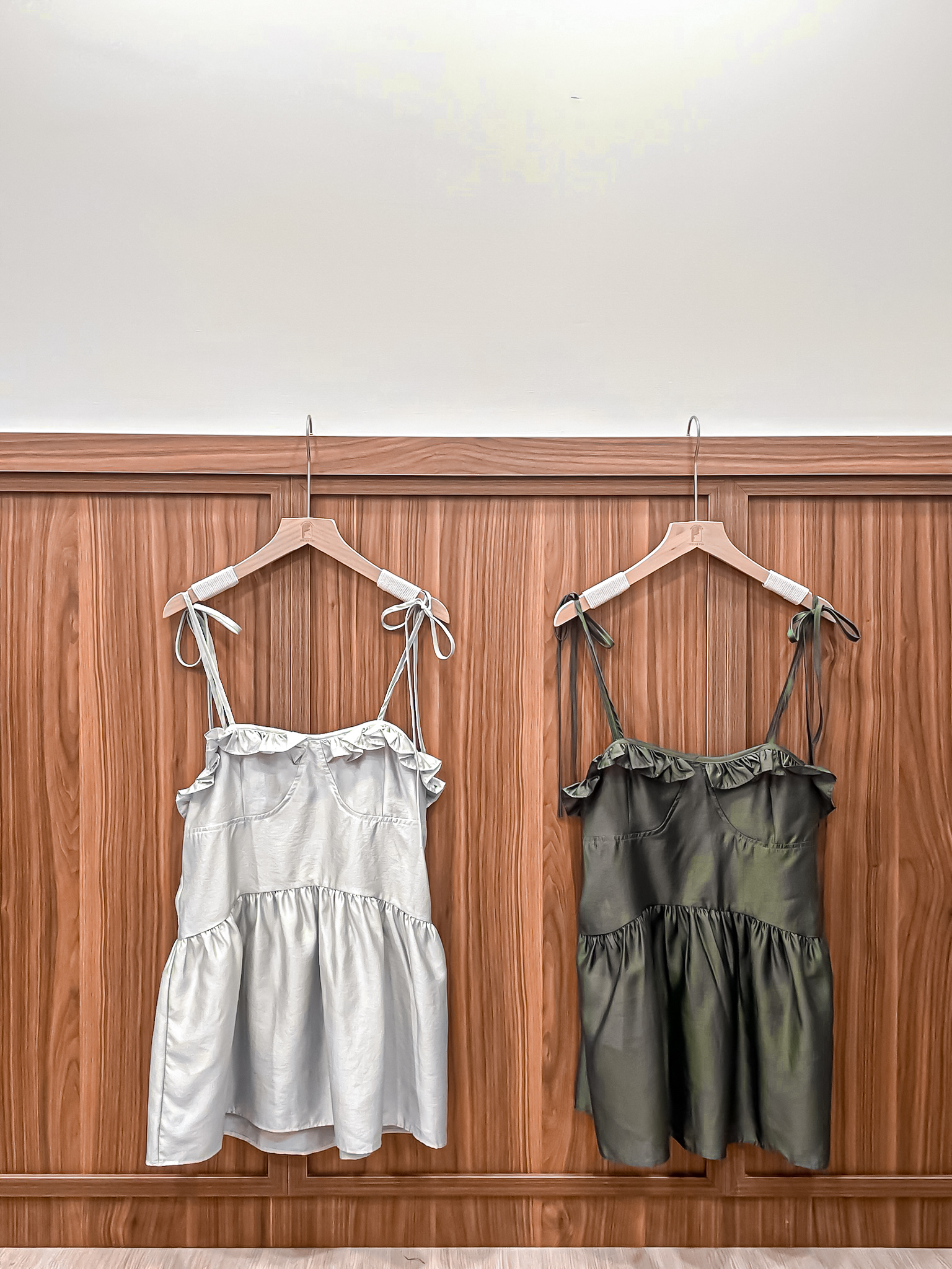 法式輕浪漫～綁帶立體馬甲外搭背心 AOL0001 - 灰色 Grey