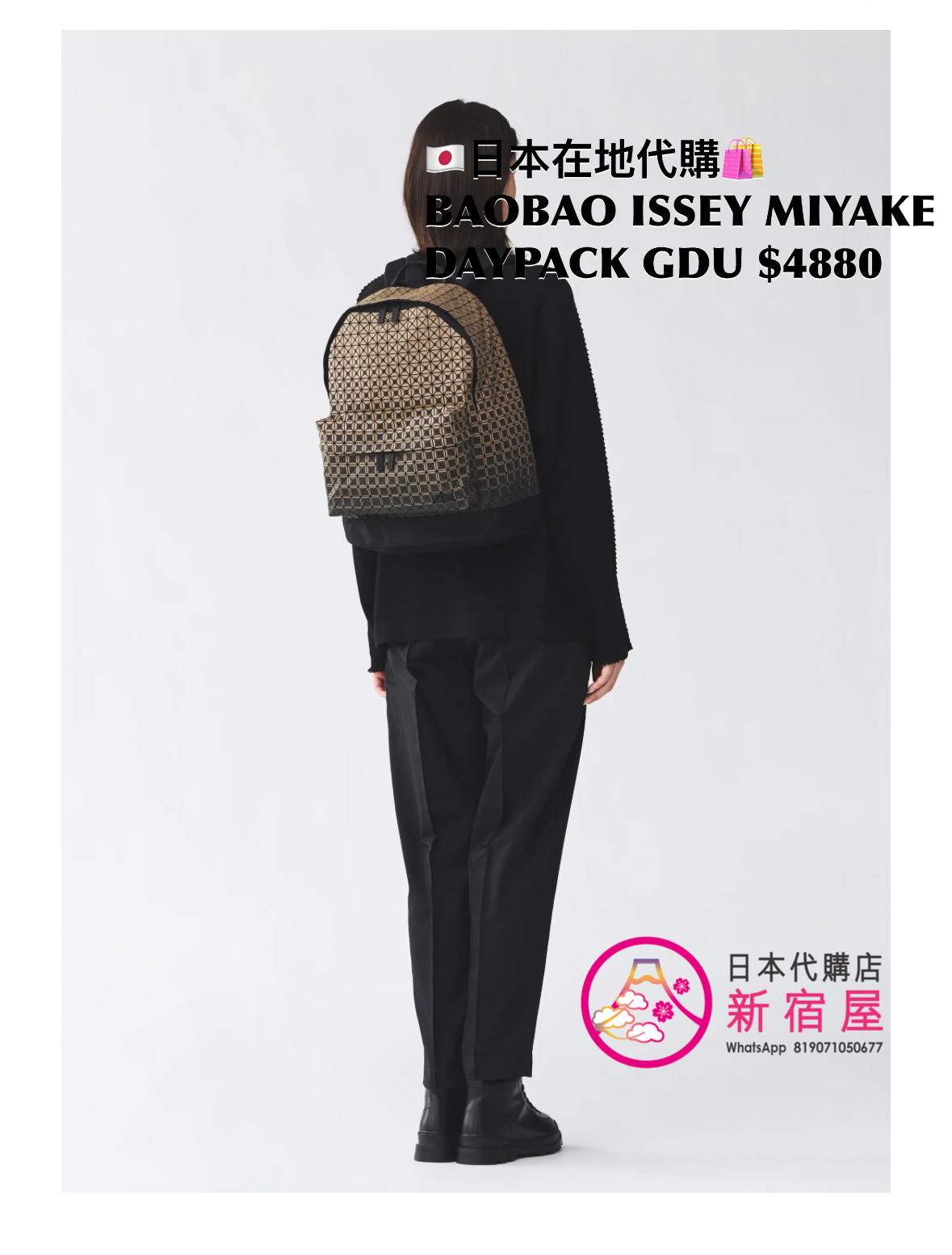 BAOBAO ISSEY MIYAKE DAYPACK GRADUAL