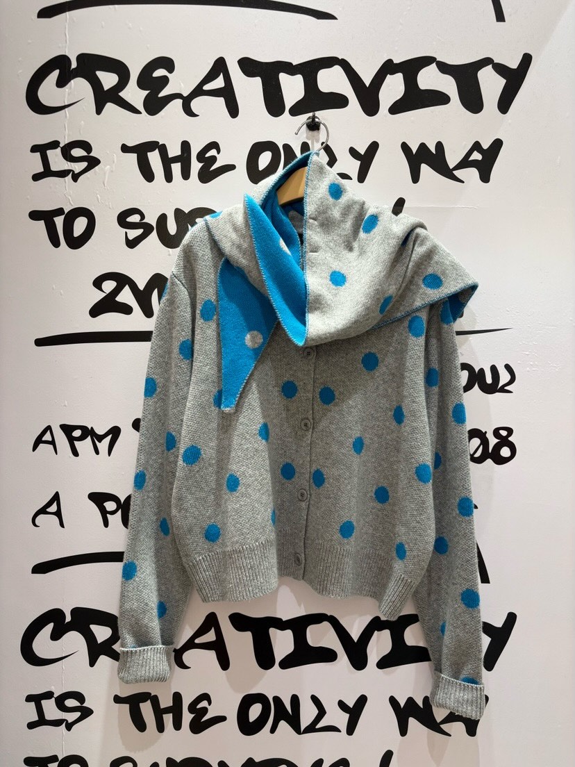 (2026FW) 2ND K - CARDIGAN WITH SCARF