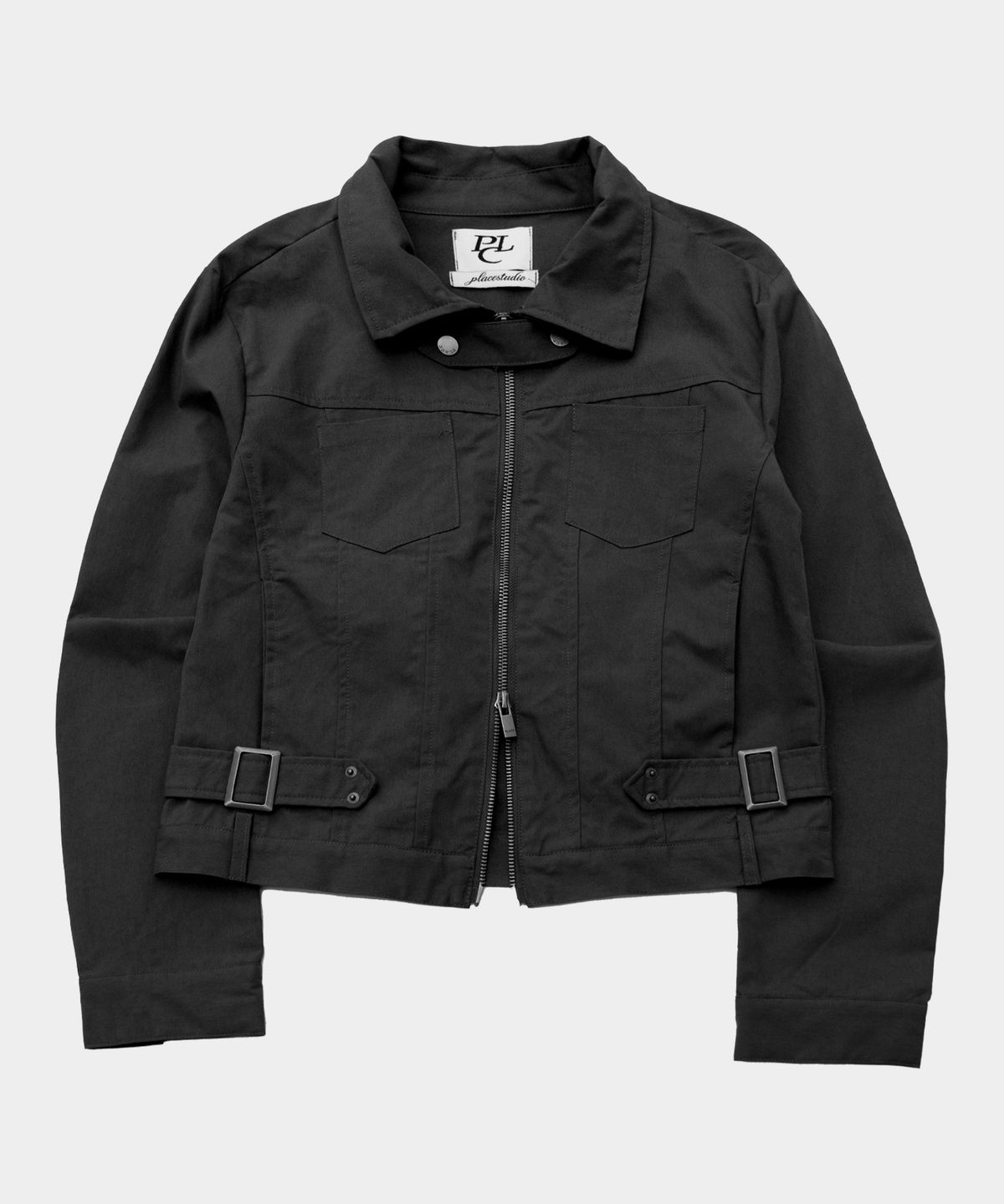 🇰🇷訂購｜PLACE STUDIO 26SS｜Belted Rivet Incision Blouson Cotton Jacket  2色