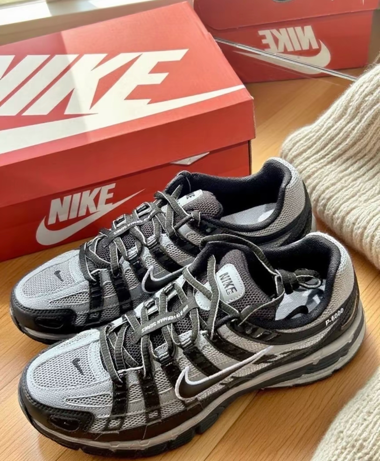 IF6199-003 Nike P-6000 Black Cool Grey Celestine Blue IF6199-003