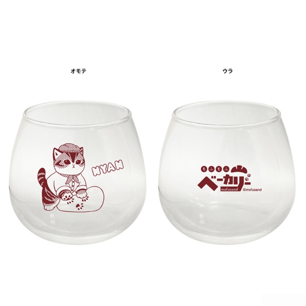Mofusand 鯊魚貓 玻璃杯｜預訂