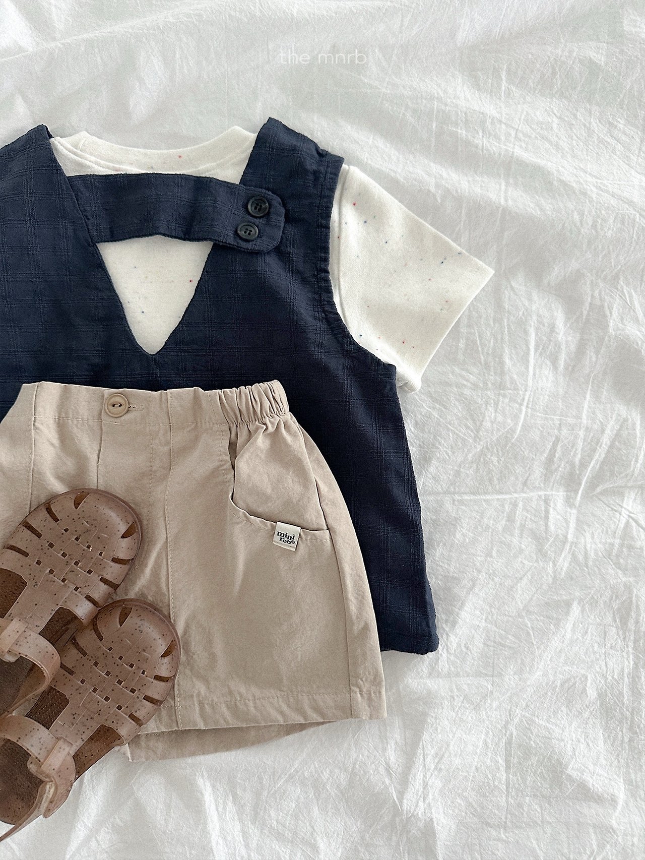 Minirobe | oha sleeveless top(Olive XL(100-110)