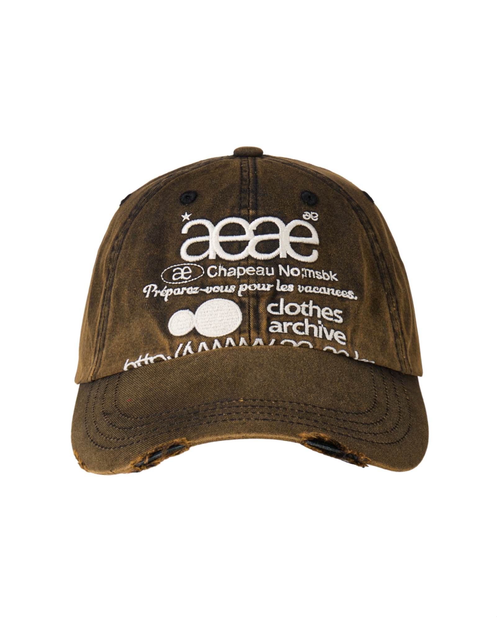 🇰🇷訂購｜AEAE｜WEB LOGO DAMAGED CAP