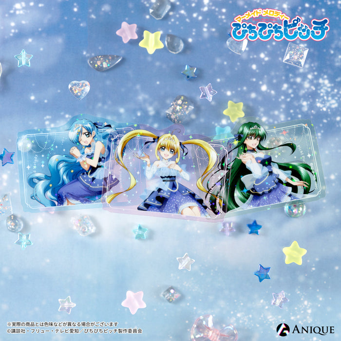 《Pre-Order》Holographic Clear Sticker Set 閃片透光貼紙組｜唱K小魚仙 Pichi Pichi Pitch 月夜之人魚奏 POP UP SHOP (26PP47-P)