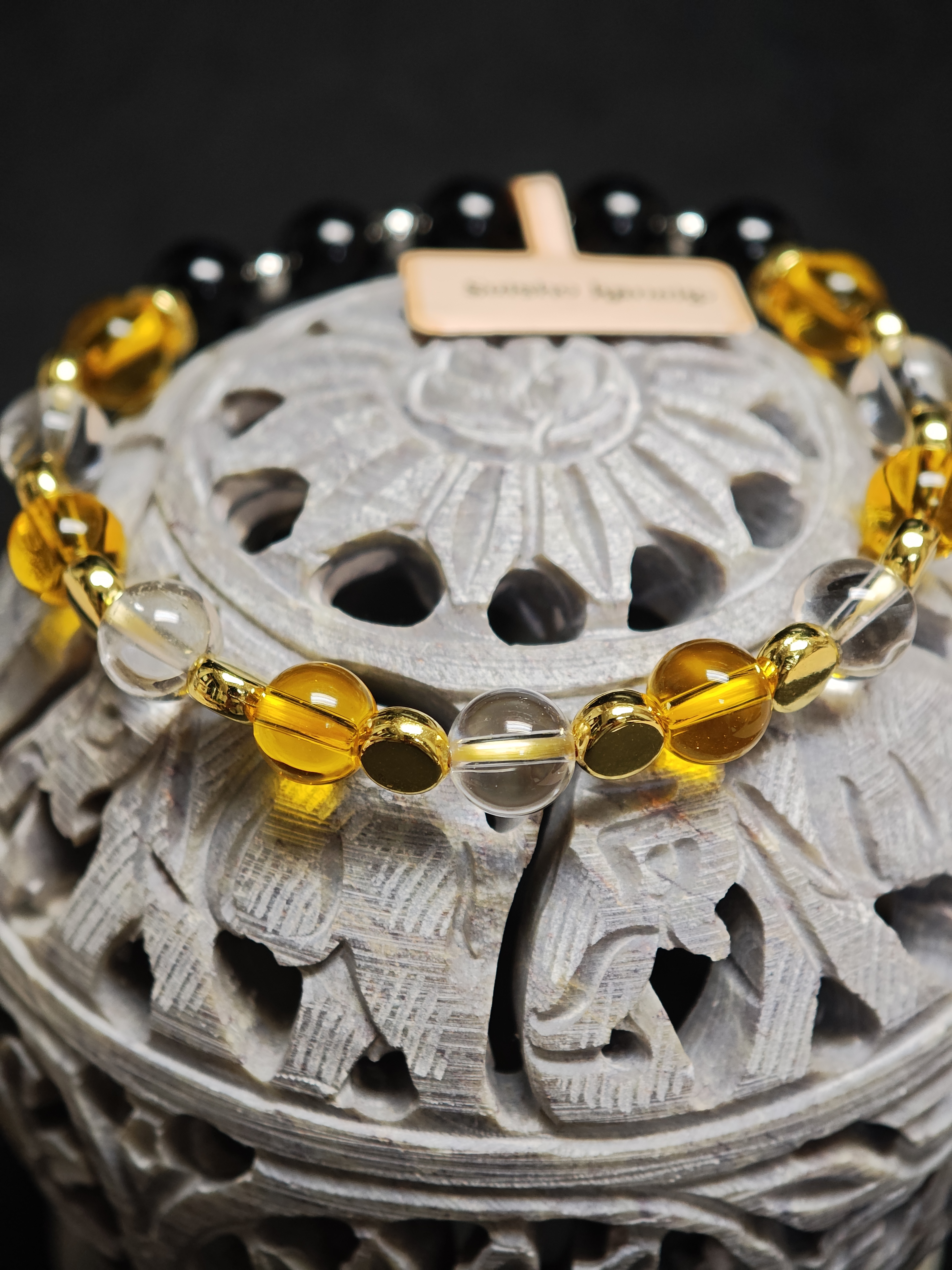 ✨新品DIY水晶手串✨✨🖤黑碧璽✨💛黃水晶✨⚪白水晶✨