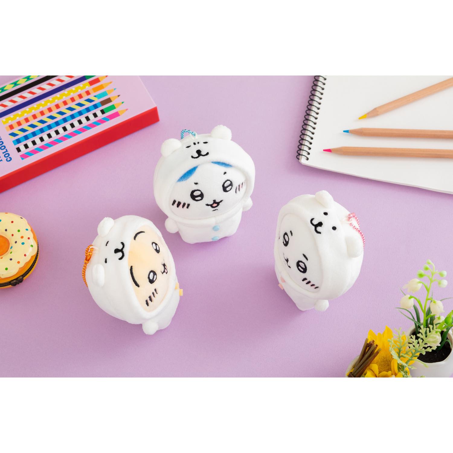 日本 nagano joke bear chiikawa ナガノ展 白熊裝 吊飾公仔