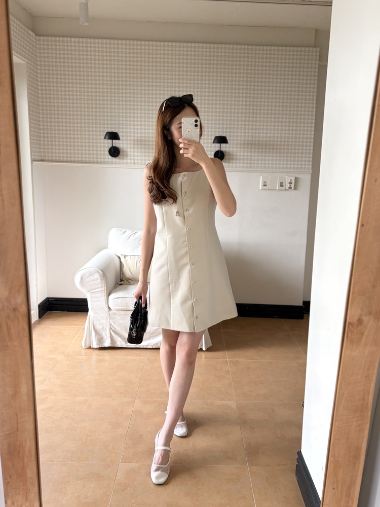 The Classic Button-Front Dress