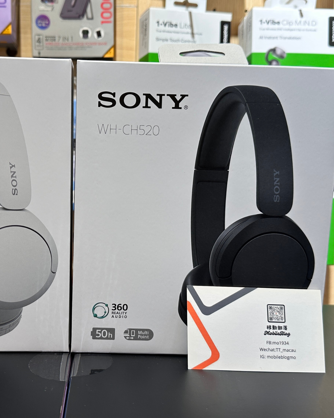SONY WH-CH520貼耳式無線耳機