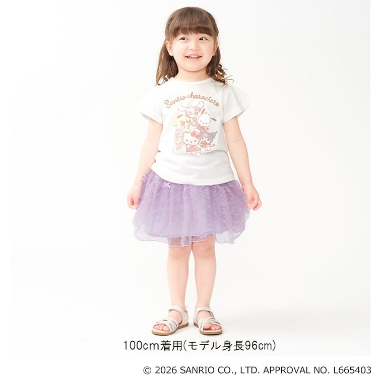 🆕【⭐訂購⭐】  日本直送🌀#SanrioCharacters 荷葉袖 短袖Tee［2款選］🌀[ELCA-0229][260425]